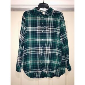 H&M - Plaid Long Sleeved Shirt